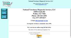 Desktop Screenshot of national-vet.com